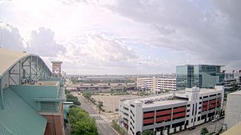 Weather camera view of Minute Maid Park.