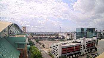 Weather camera view of Minute Maid Park.