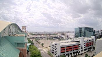Weather camera view of Minute Maid Park.
