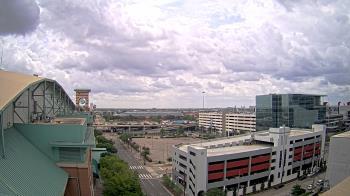 Weather camera view of Minute Maid Park.