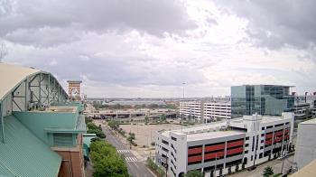 Weather camera view of Minute Maid Park.