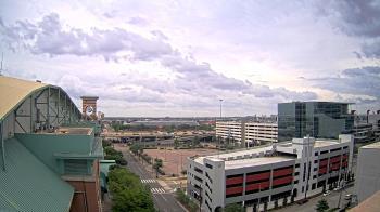 Weather camera view of Minute Maid Park.