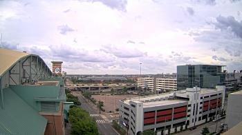 Weather camera view of Minute Maid Park.