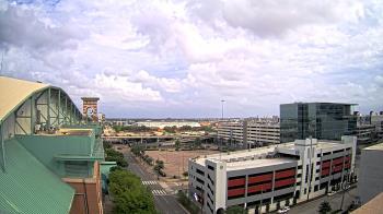 Weather camera view of Minute Maid Park.