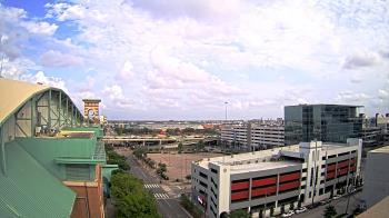 Weather camera view of Minute Maid Park.