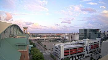 Weather camera view of Minute Maid Park.