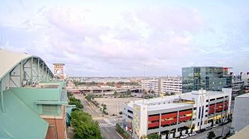 Weather camera view of Minute Maid Park.