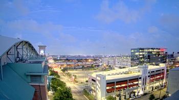 Weather camera view of Minute Maid Park.