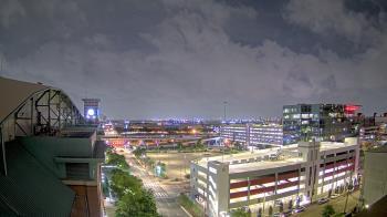 Weather camera view of Minute Maid Park.