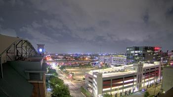 Weather camera view of Minute Maid Park.