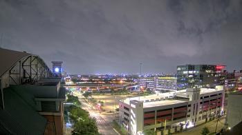 Weather camera view of Minute Maid Park.