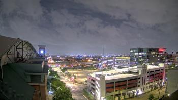 Weather camera view of Minute Maid Park.