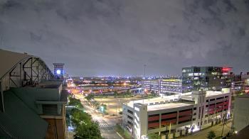 Weather camera view of Minute Maid Park.