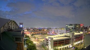 Weather camera view of Minute Maid Park.