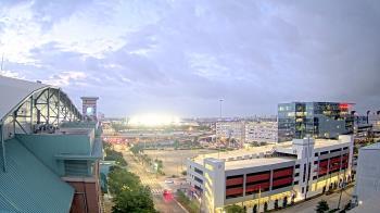 Weather camera view of Minute Maid Park.