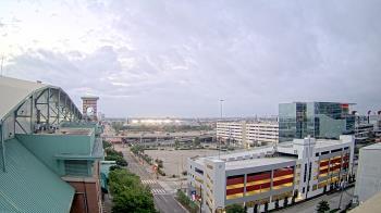 Weather camera view of Minute Maid Park.