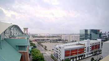 Weather camera view of Minute Maid Park.