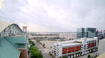 Weather camera view of Minute Maid Park.