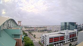 Weather camera view of Minute Maid Park.
