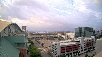 Weather camera view of Minute Maid Park.