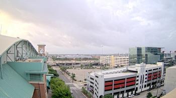 Weather camera view of Minute Maid Park.
