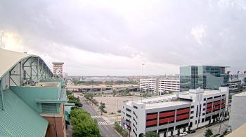Weather camera view of Minute Maid Park.