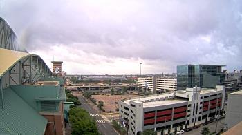 Weather camera view of Minute Maid Park.
