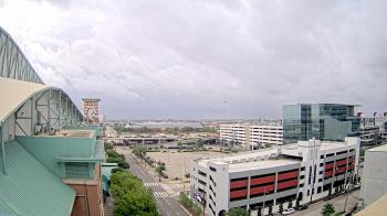 Weather camera view of Minute Maid Park.