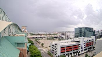Weather camera view of Minute Maid Park.