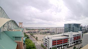 Weather camera view of Minute Maid Park.