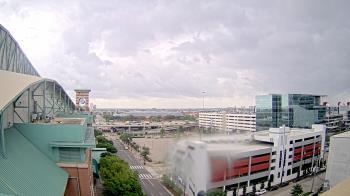 Weather camera view of Minute Maid Park.