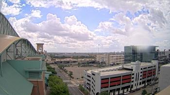 Weather camera view of Minute Maid Park.