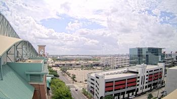 Weather camera view of Minute Maid Park.
