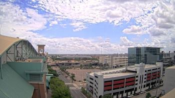 Weather camera view of Minute Maid Park.