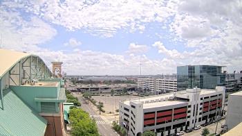 Weather camera view of Minute Maid Park.