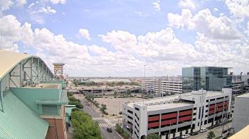 Weather camera view of Minute Maid Park.