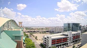 Weather camera view of Minute Maid Park.