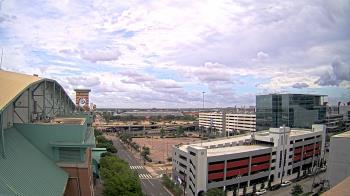 Weather camera view of Minute Maid Park.