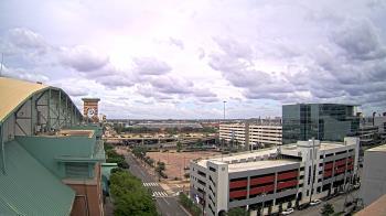 Weather camera view of Minute Maid Park.
