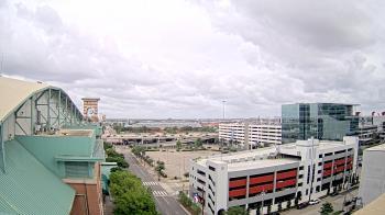 Weather camera view of Minute Maid Park.