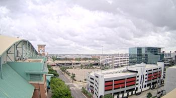 Weather camera view of Minute Maid Park.