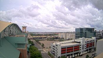 Weather camera view of Minute Maid Park.