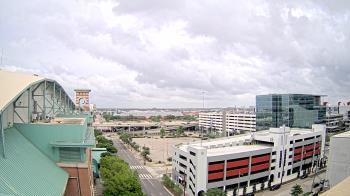 Weather camera view of Minute Maid Park.