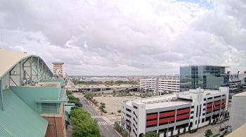 Weather camera view of Minute Maid Park.