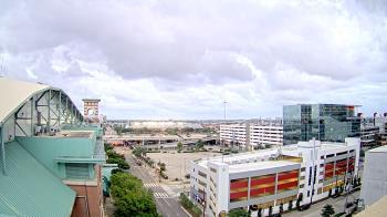 Weather camera view of Minute Maid Park.