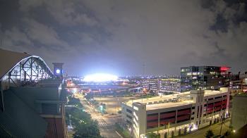 Weather camera view of Minute Maid Park.