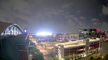 Weather camera view of Minute Maid Park.