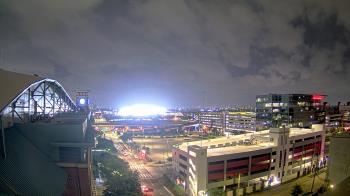 Weather camera view of Minute Maid Park.