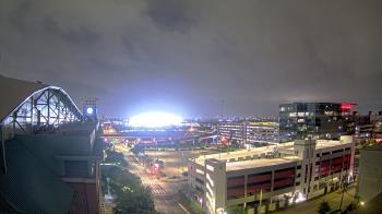 Weather camera view of Minute Maid Park.