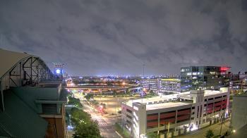 Weather camera view of Minute Maid Park.